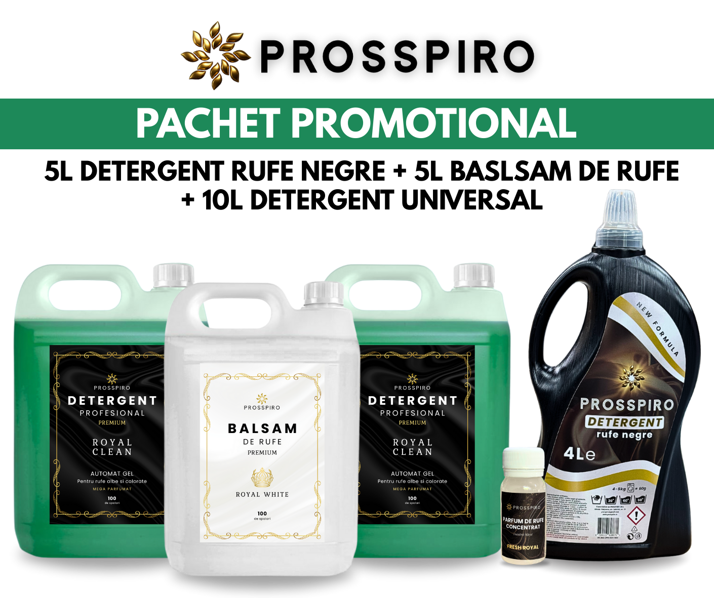 PACHET MEGA: 2x 5L Detergent