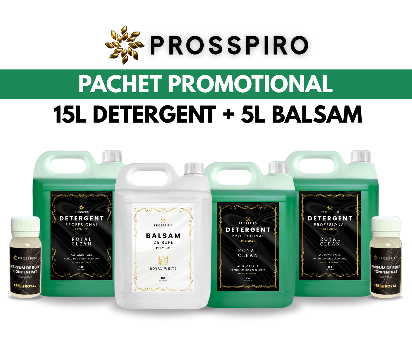 PACHETUL RUFE-FRESH: 3x 5L Detergent