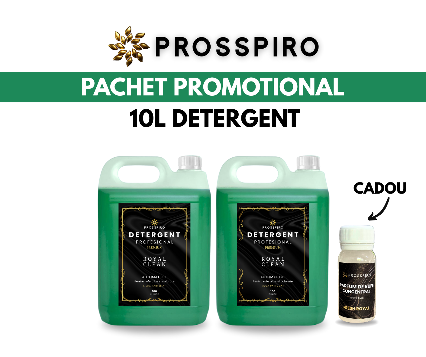 PACHETUL DOUBLE: 2x 5L Detergent