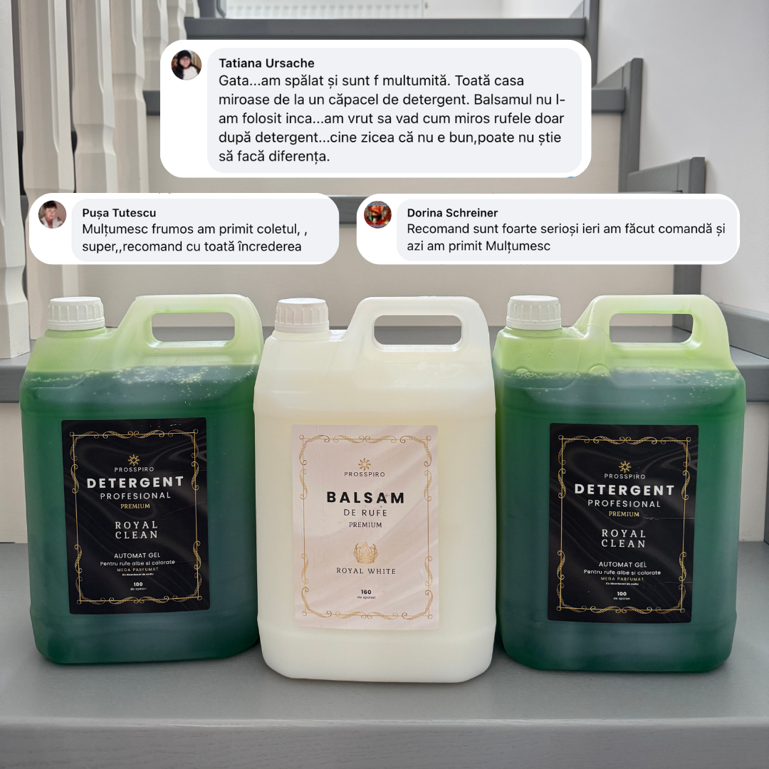 PACHETUL FAMILIEI: 2x 5L Detergent