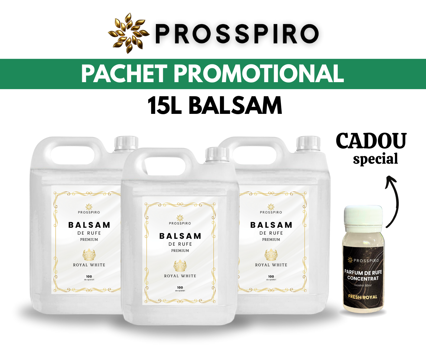 PACHET: 3x 5L Balsam de rufe 